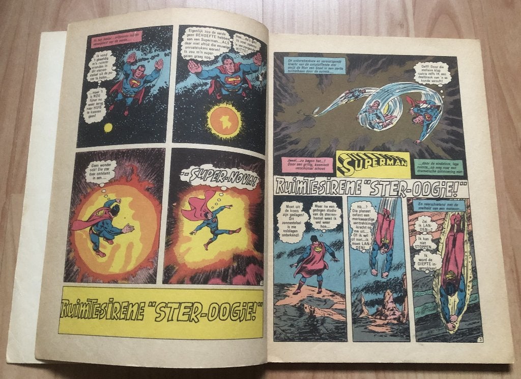 SUPERMAN - SUPERMAN, BATMAN EN ROBIN - SPECIAAL SUPER, Eén stripboek, Ophalen of Verzenden, Zo goed als nieuw