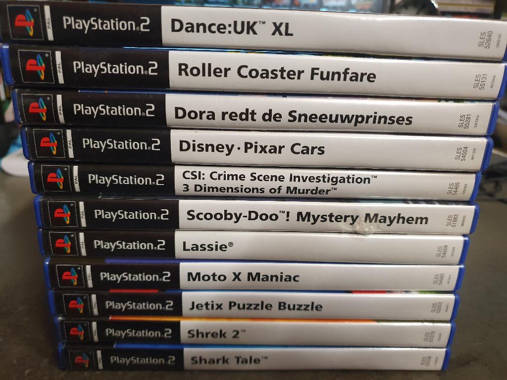 12x PlayStation 2 Spelen, Ophalen, Zo goed als nieuw, Met 1 controller