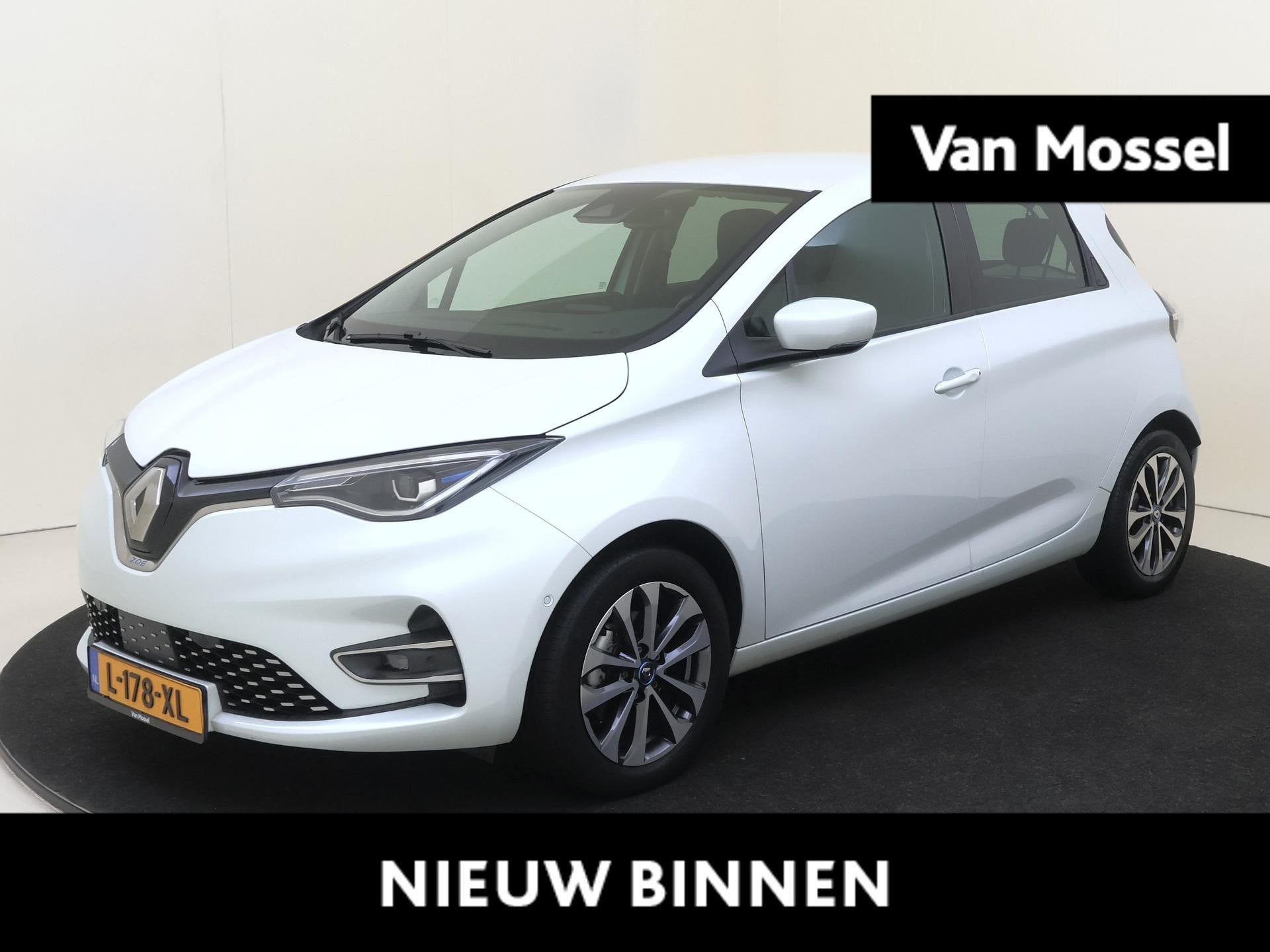 Renault ZOE R135 Intens 52 kWh inclusief Koopaccu 1e eig. |, Auto's, 136 pk, Gebruikt, Wit, Origineel Nederlands