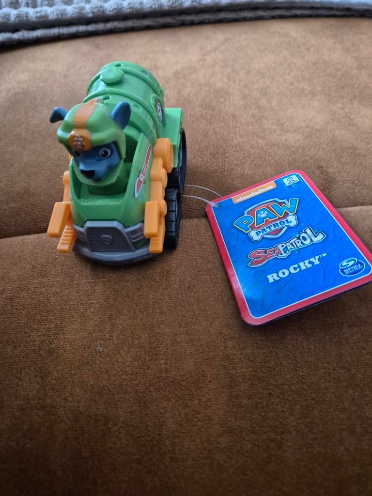 Paw Patrol Sea Patrol Rocky Voertuig - Nieuw met label, Ophalen of Verzenden, Nieuw, Jongen of Meisje