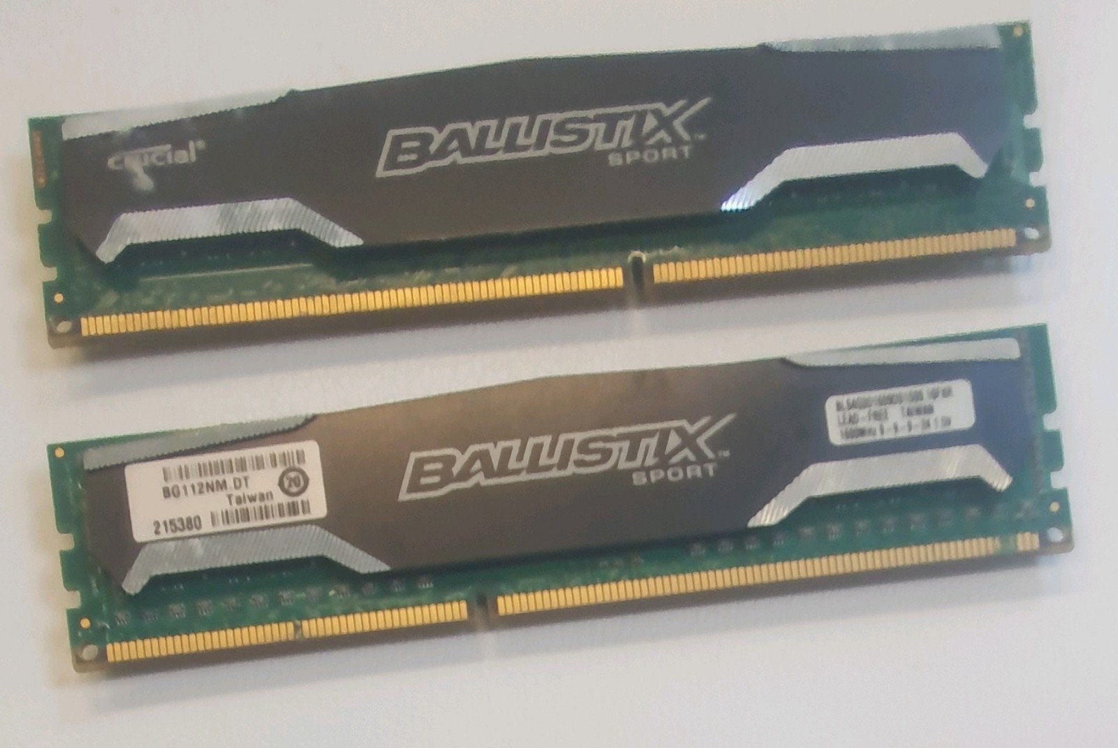 Crucial Ballistix Sport DDR3 1600(CL9) 2x4G,Werking onbekend, Gebruikt, Verzenden, DDR3, Desktop