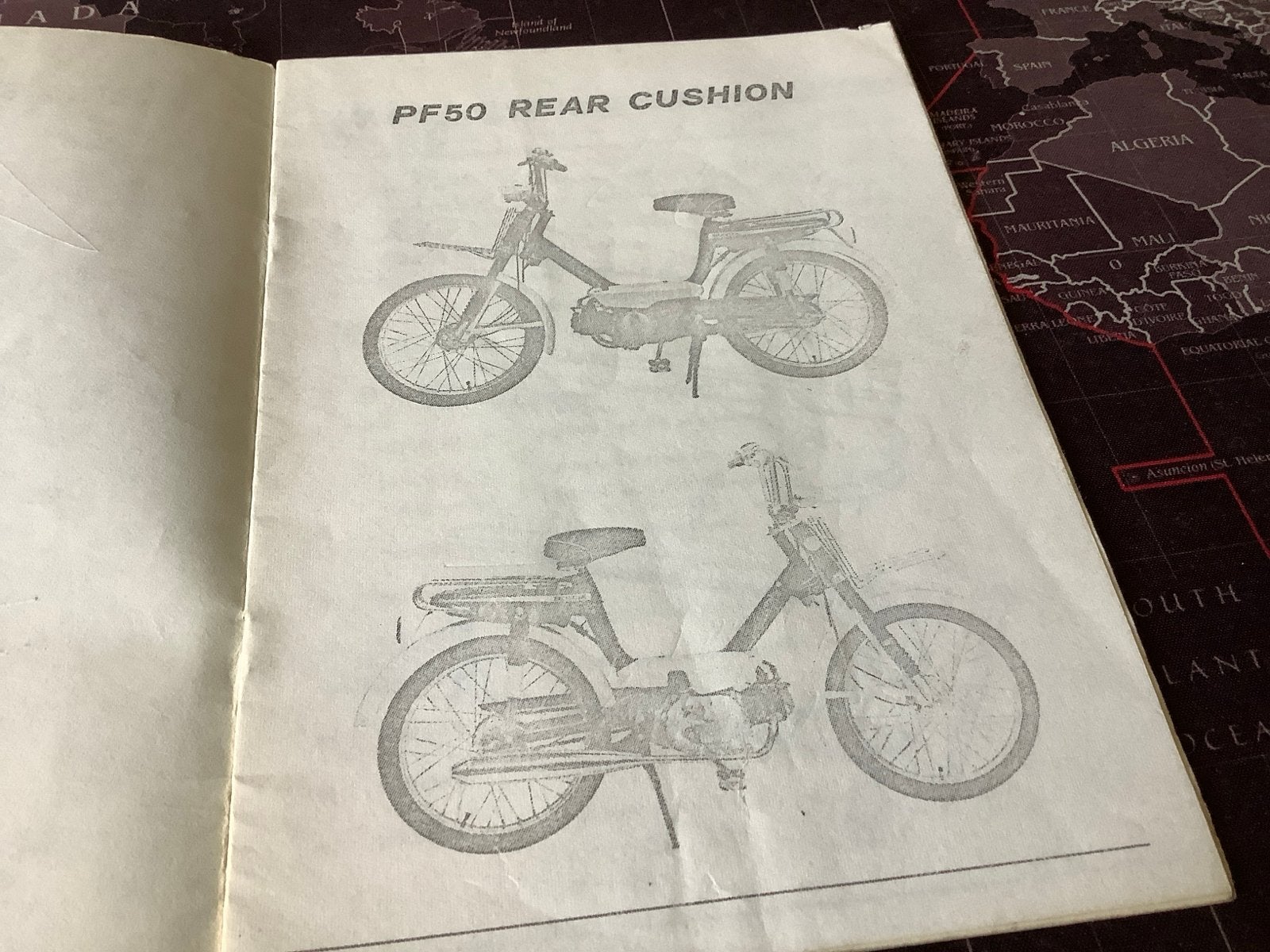 Honda PF50 Onderdelenlijst - Origineel uit 1972, Verzenden, Gebruikt, Overige typen