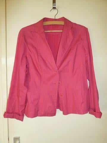 Just B fuchsia jasje 40, Maat 38/40 (M), Ophalen of Verzenden, Zo goed als nieuw, Jasje