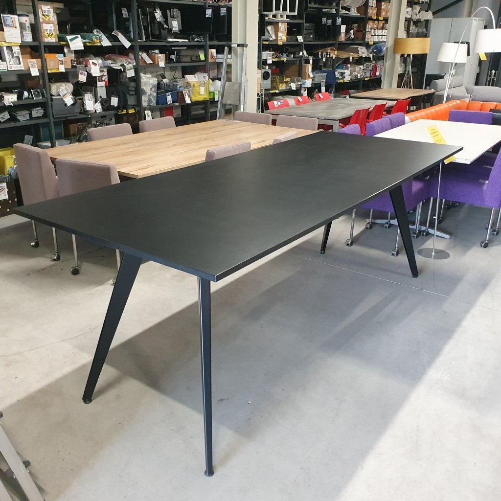 Zwarte design kantoortafel vergadertafel spreektafel  - 93, Niet ingevuld, Nieuw, Niet ingevuld, Niet ingevuld