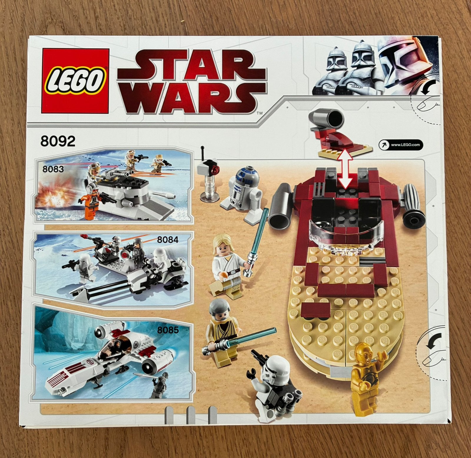 Lego Star Wars Luke’s Landspeeder 8092, Star Wars, Lego, Ophalen of Verzenden, Complete set