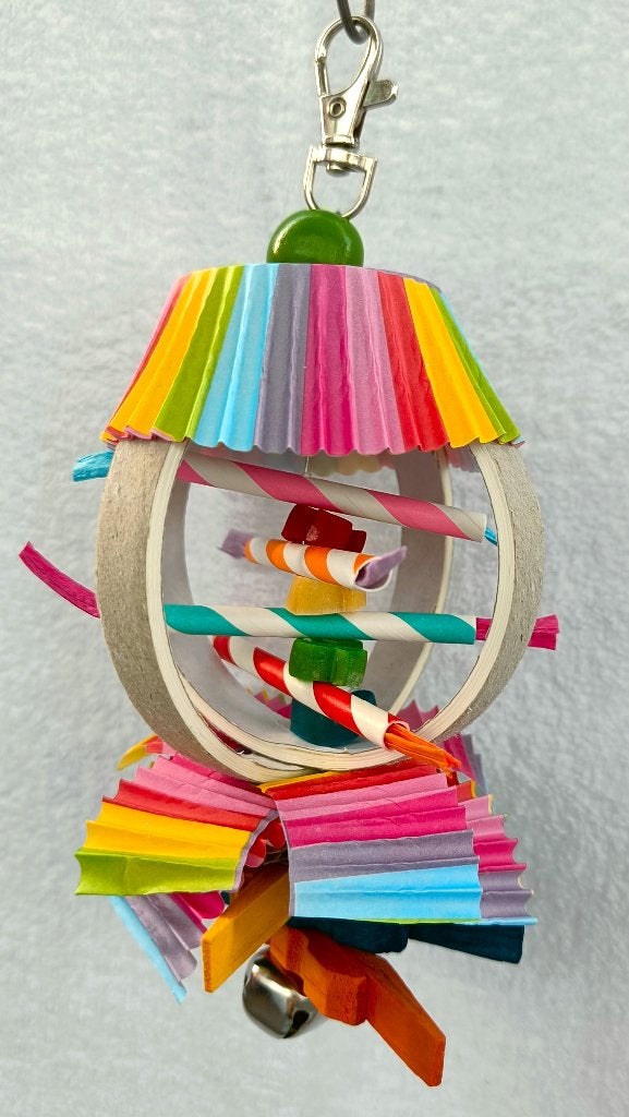vogelspeeltje: Lampion (regenboog), Ophalen of Verzenden, Nieuw, Speelgoed