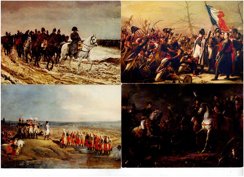 Keizer Lodewijk Napoleon in 4-voud (ongelopen), Verzenden, Niet van toepassing, Zo goed als nieuw, Landmacht