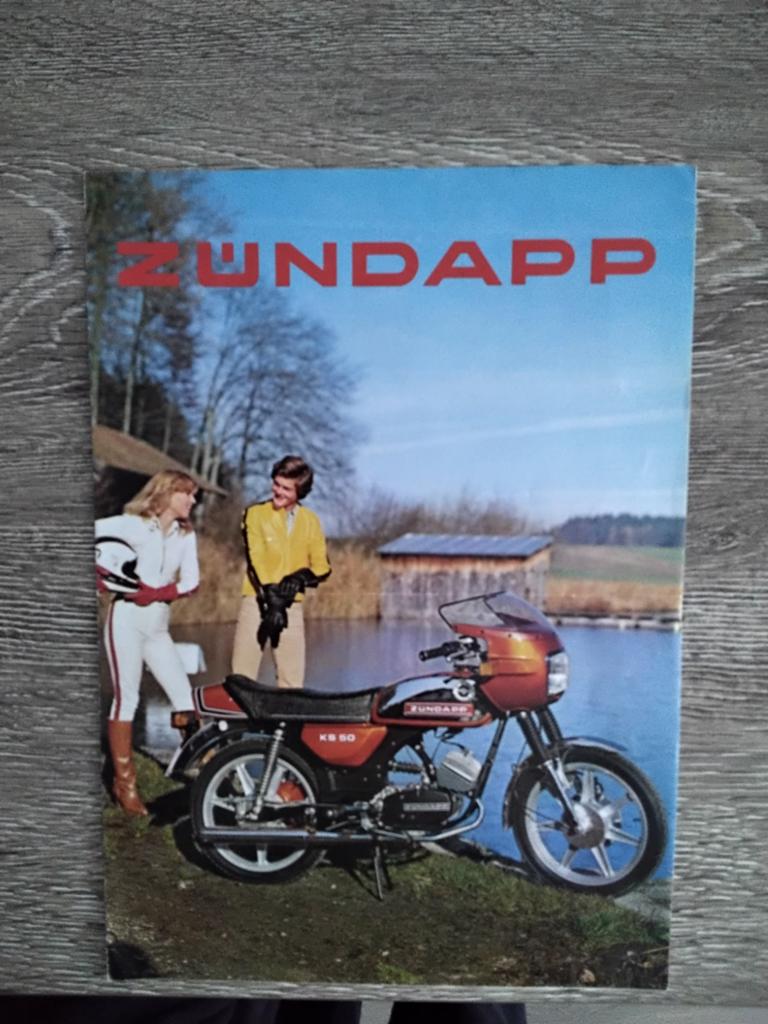 Zundapp folder, Fietsen en Brommers, Handleidingen en Instructieboekjes, Ophalen of Verzenden