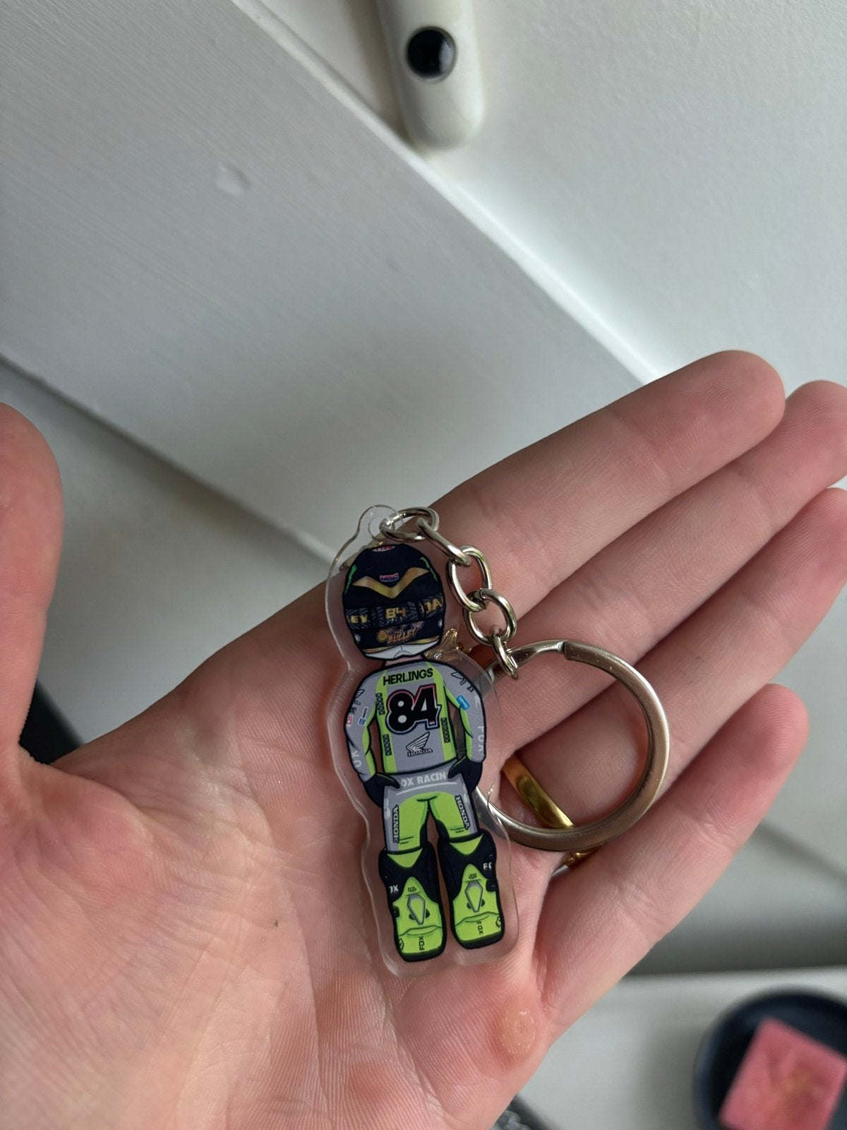 Jeffrey Herlings Sleutelhanger - Motocross Fan Item, Verzamelen, Ophalen of Verzenden, Nieuw, Sport