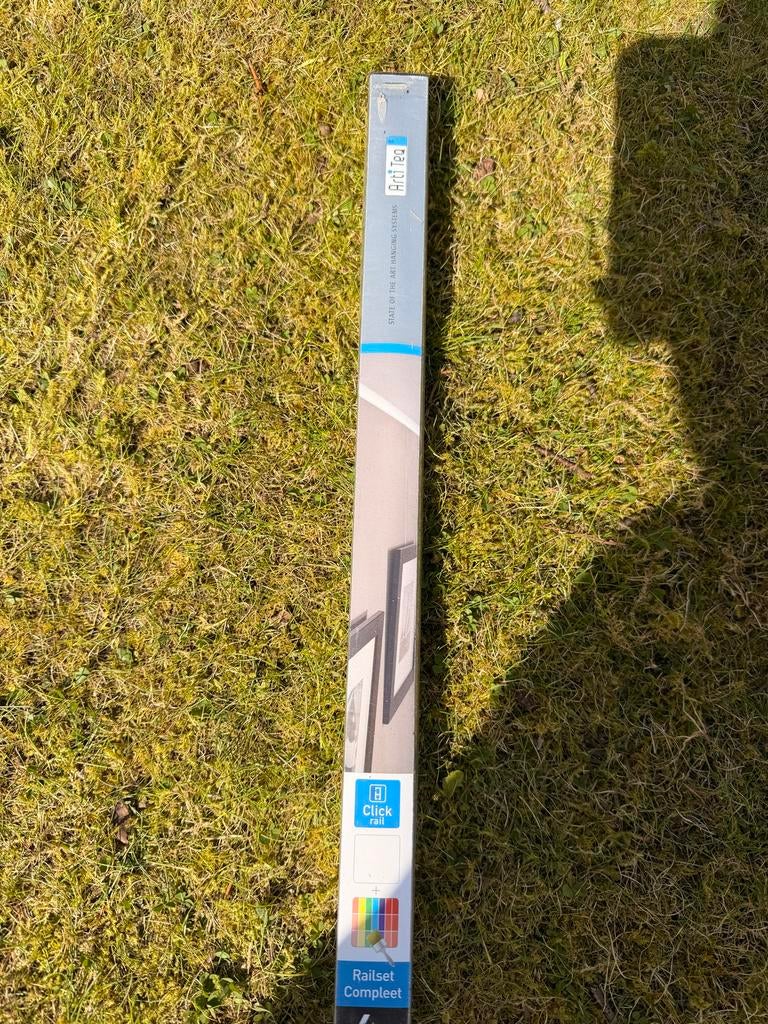 Schilderijen rail compleet - ProTec Click Rail, Metaal of Aluminium, Nieuw, 125 cm of meer, Ophalen of Verzenden