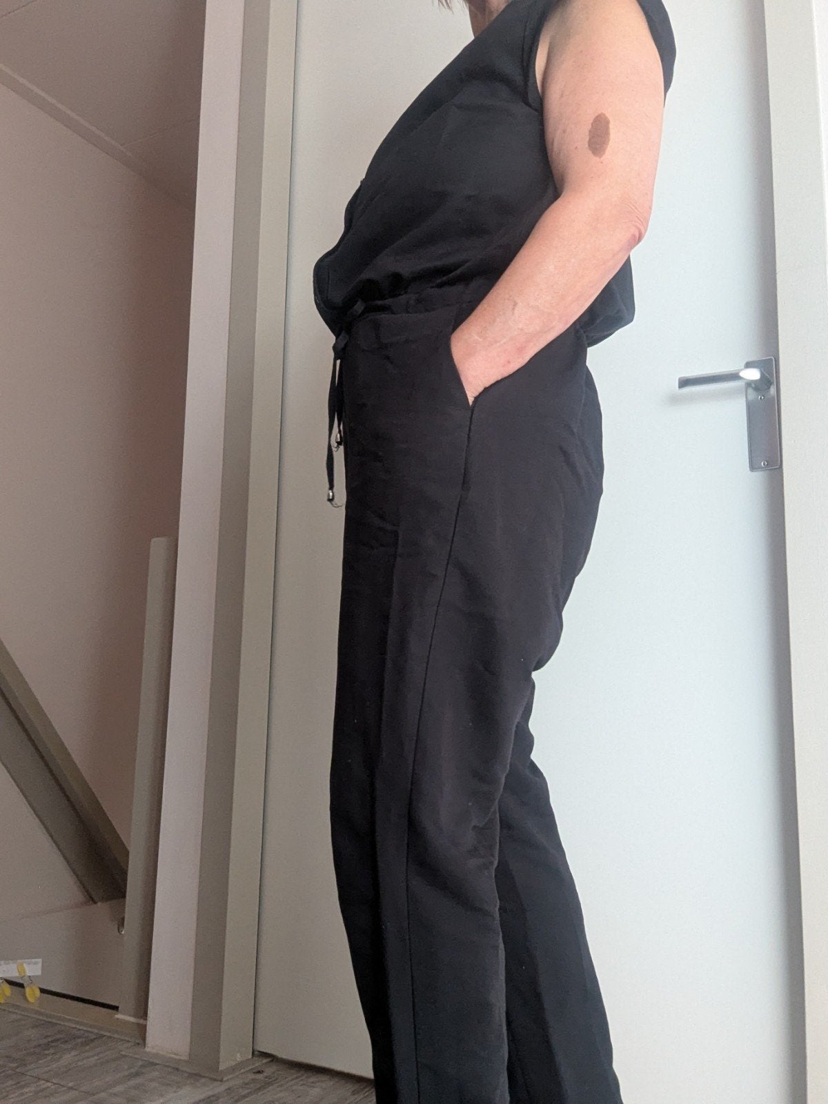 Zwarte jumpsuit van Laura Scott, Maat 38/40 (M), Zwart, Ophalen of Verzenden, Gedragen