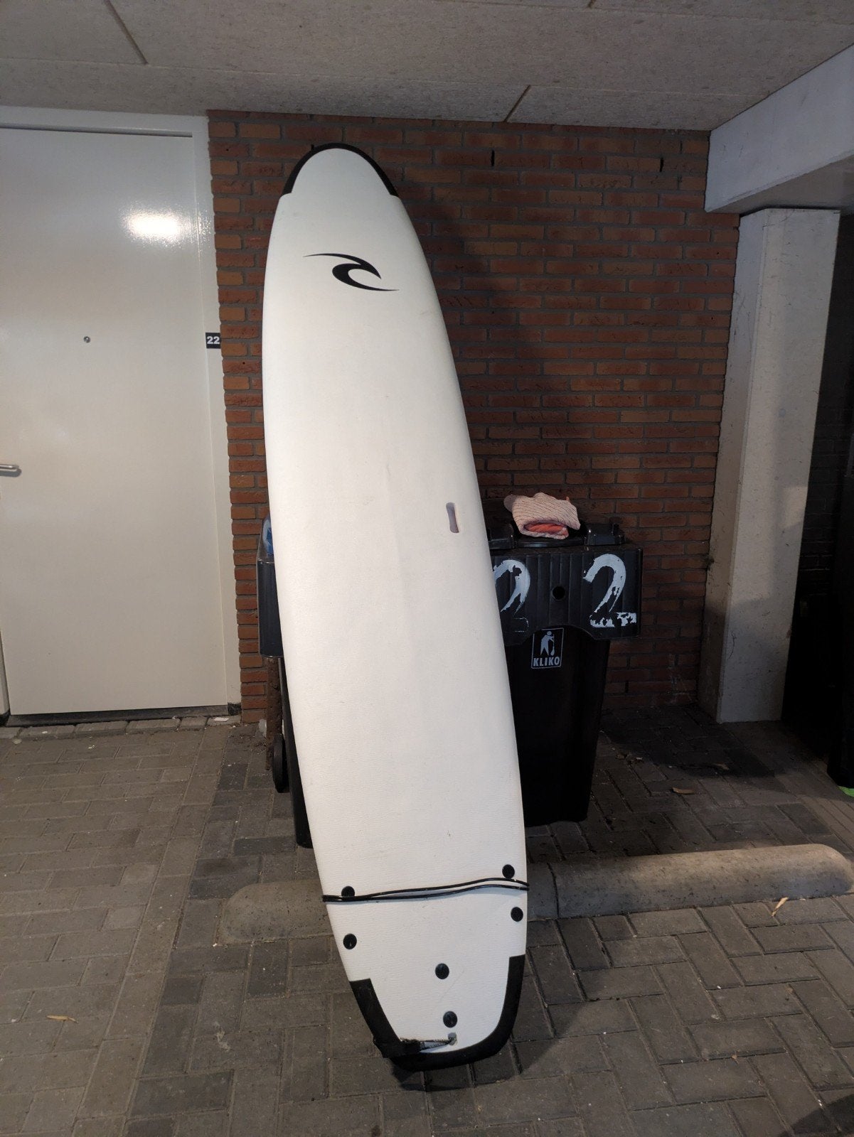 Mooie 9'0 softtop surfboard rip curl / surfplank softtop, Watersport en Boten, Golfsurfen, Ophalen
