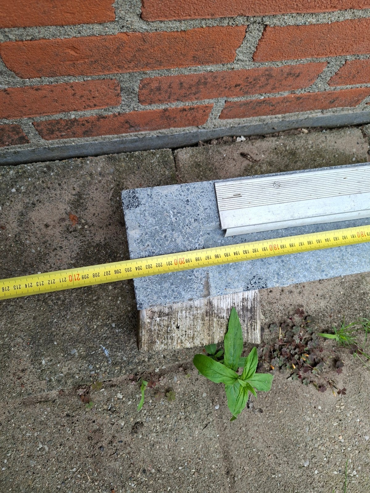 Belgische hart stenen onderdorpel, Ophalen, 120 cm of meer, Buitendeur