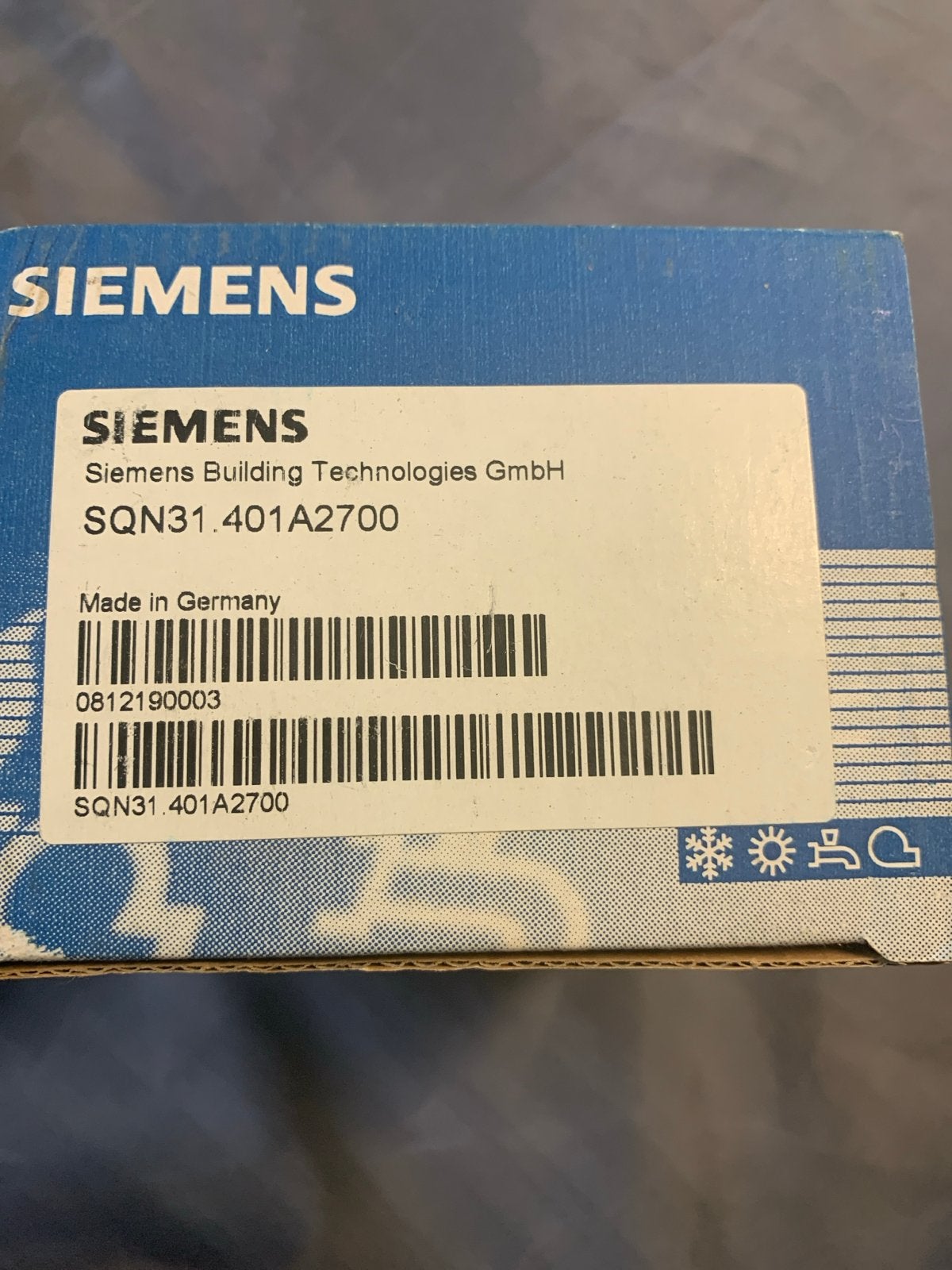 Siemens SQN31.401A2700 - Nieuw in doos, Ophalen of Verzenden, Nieuw, Siemens, Overige typen