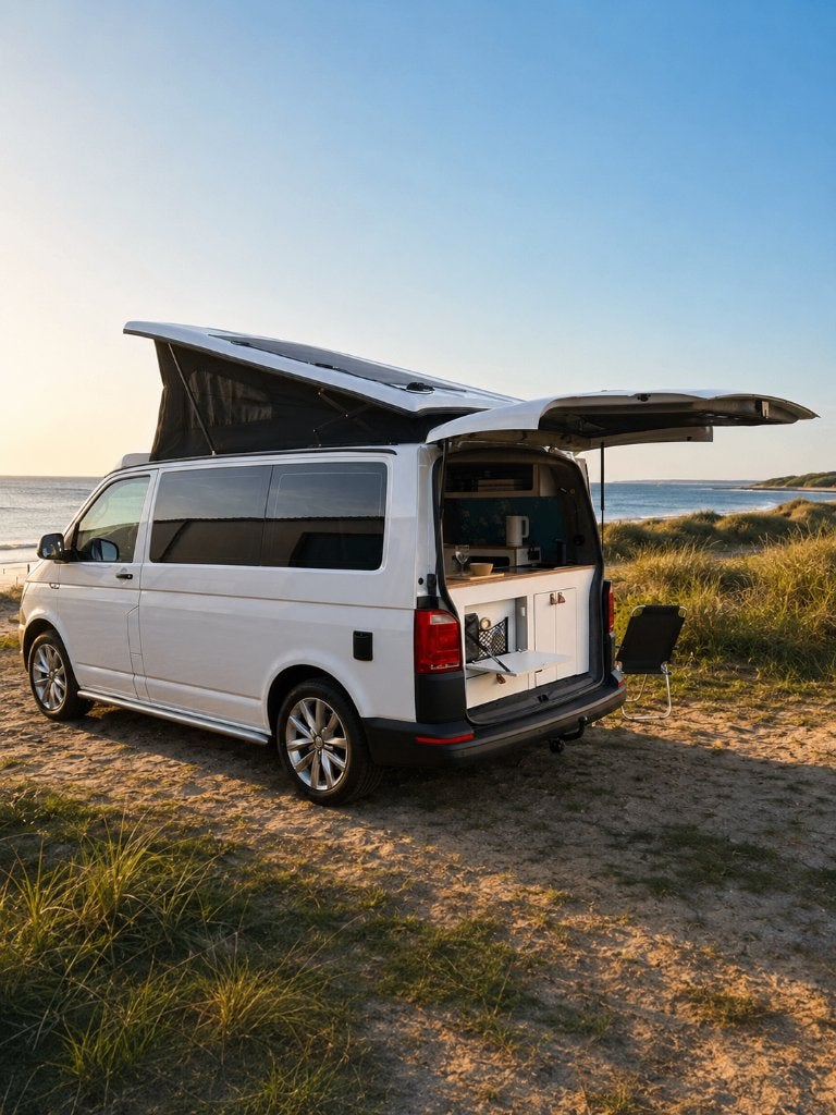 Volkswagen T6 buscamper (verlaagd in prijs), Automaat, Chemisch toilet, Volkswagen, Diesel