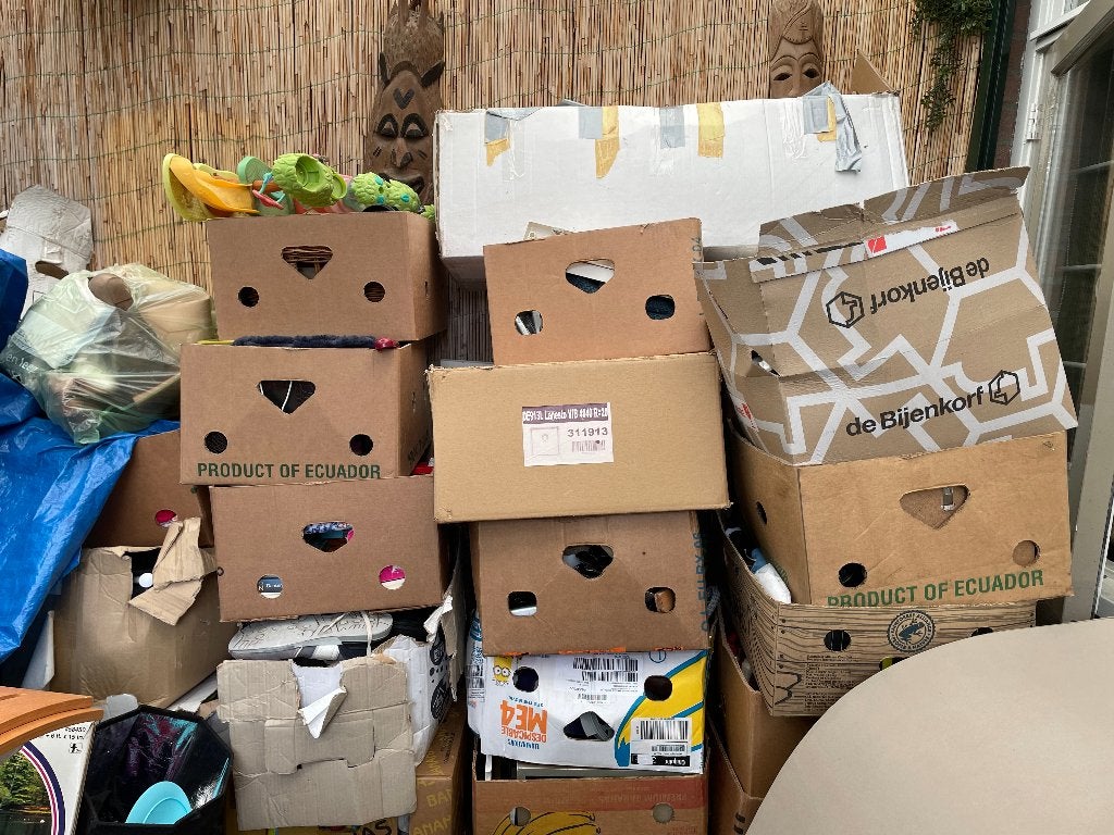 rommelmarktspullen 2.50 per doos, Diversen, Ophalen, Zo goed als nieuw