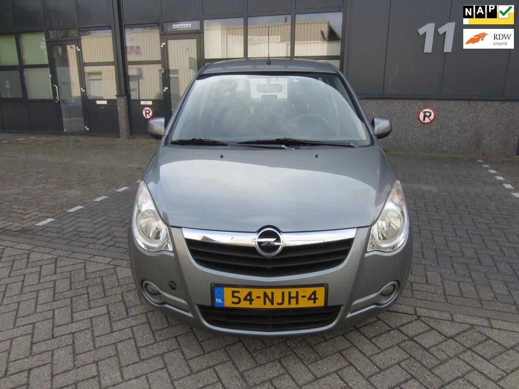 Opel Agila 1.0 Edition LPG 2010 Airco NAP! APK!, Gebruikt, 1011 kg, Elektrische ramen, 996 cc