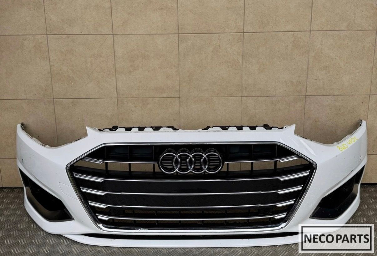 AUDI A4 B9 8W0 FACELIFT VOORBUMPER ORIGINEEL  ALLES LEVERBAA, Gebruikt, -, Achter, -