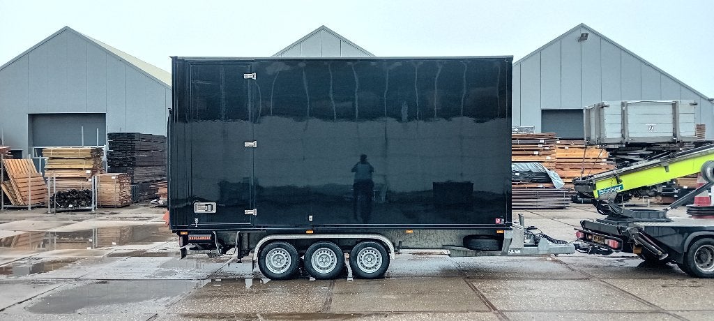 Zeer unieke Gesloten Verhuisaanhanger 28 m³, Auto diversen, Ophalen, Zo goed als nieuw