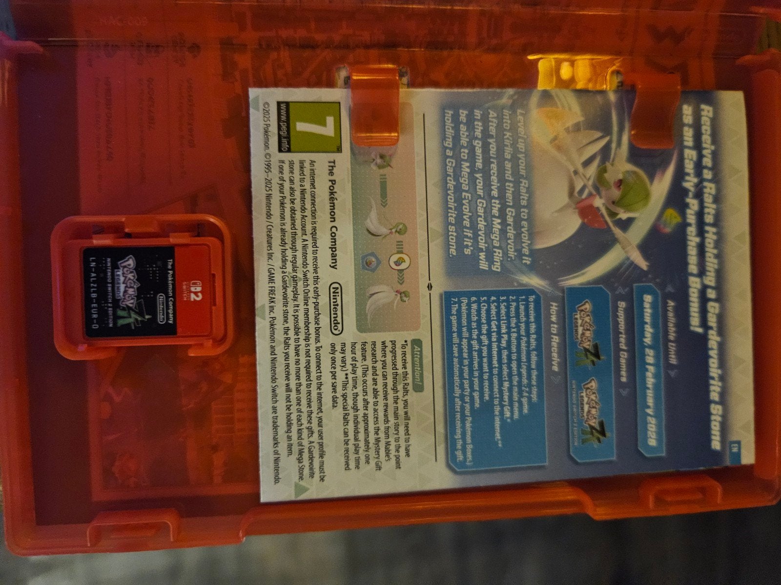 Pokémon Legends Z-A Nintendo Switch 2h 2 Edition, Avontuur en Actie, 1 speler, Eén computer, Ophalen of Verzenden