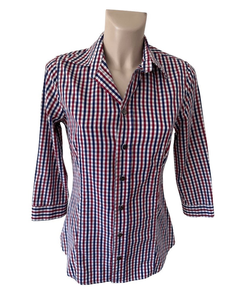Dsquared blouse M, Kleding | Dames, Maat 38/40 (M), Blauw, Ophalen of Verzenden, Zo goed als nieuw