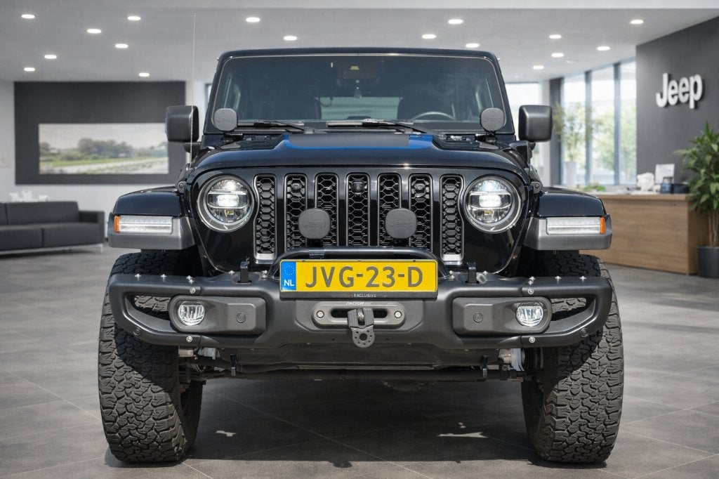 JEEP WRANGLER 4XE 380 UNLIMITED RUBICON FALCON FULL OPTIONS!, Automaat, 1995 cc, 4 cilinders, Zwart