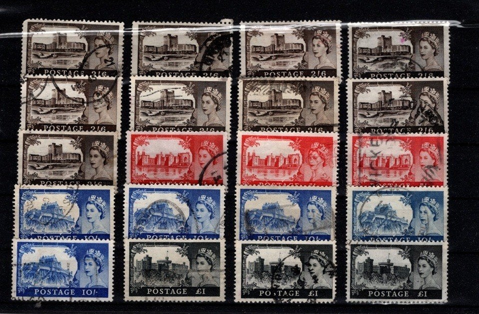 Postzegels Engeland, Ophalen of Verzenden, Gestempeld
