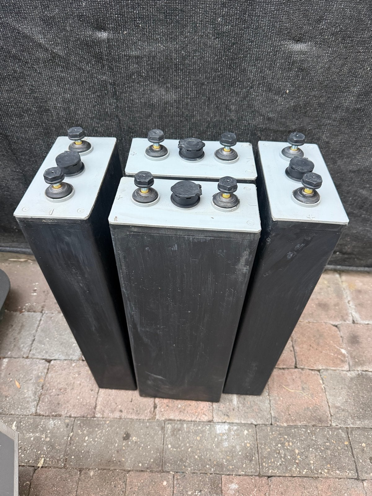 Tractiebatterij cellen 2V 620A 4 stuks TAB, Ophalen, Gebruikt, Oplaadbaar