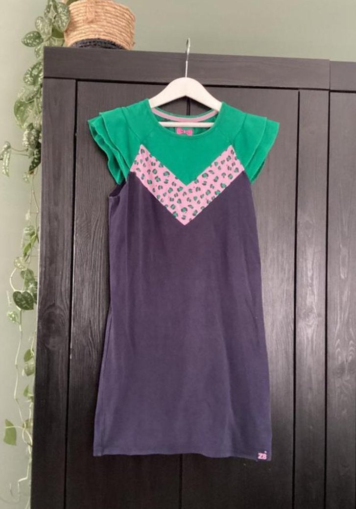 Jurk maat 140/146 merk Z8, Kinderen en Baby's, Kinderkleding | Maat 140, Ophalen of Verzenden, Zo goed als nieuw, Meisje, Jurk of Rok