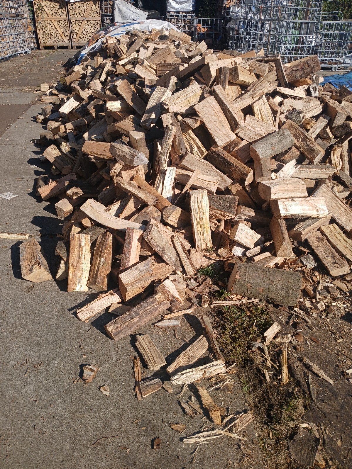 Droog openhaardhout, Tuin en Terras, 3 tot 6 m³, Ophalen of Verzenden, Overige houtsoorten, Blokken