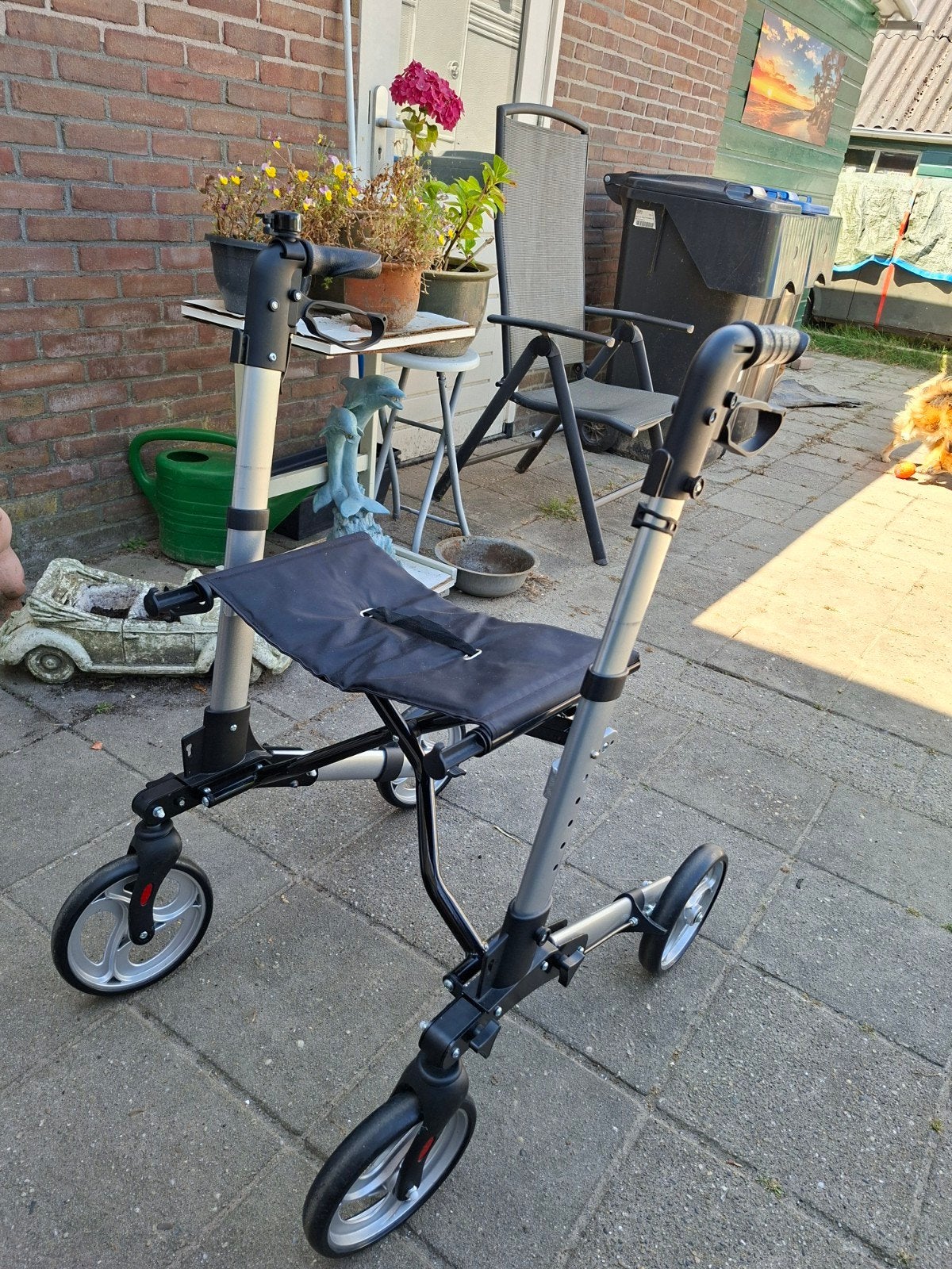 bijna nieuwe opklapbare rollator, Diversen, Rollators, Ophalen, Opvouwbaar, Zo goed als nieuw
