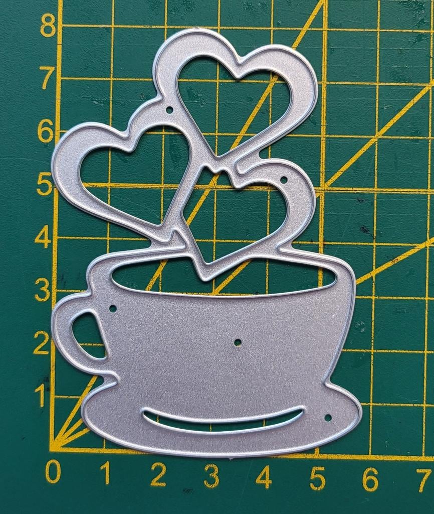Snijmal  koffiekopje/ hartjes, Ophalen of Verzenden, Nieuw, Overige thema's, Pons of Mal