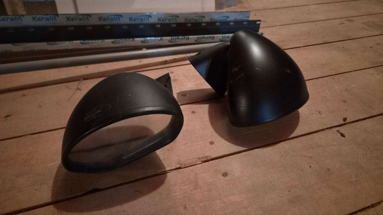 setje gebruikte engelmann spiegels, Ophalen, Gebruikt, Oldtimer onderdelen