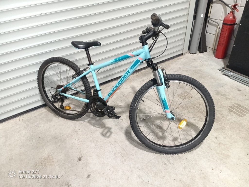Rockrider Mountainbike 24 inch 6 x 3 versnellingen, Gebruikt, Ophalen, Overige merken, Minder dan 45 cm