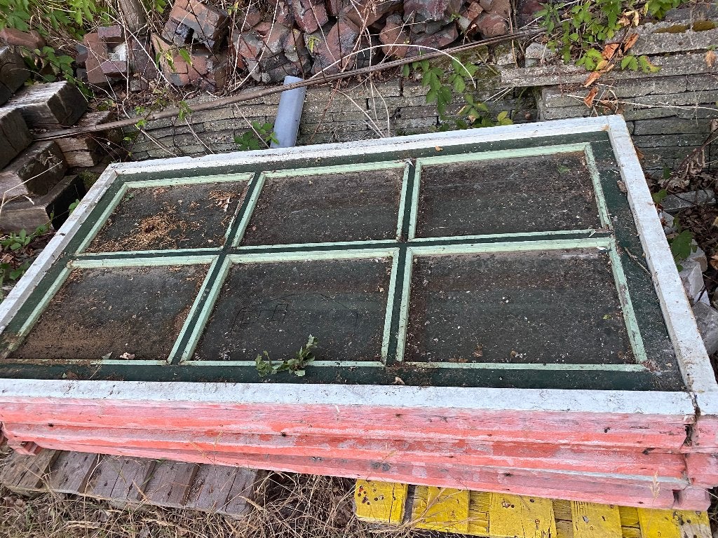 meranti kozijn met raam, Gebruikt, Raamkozijn, Inclusief glas, 75 tot 150 cm