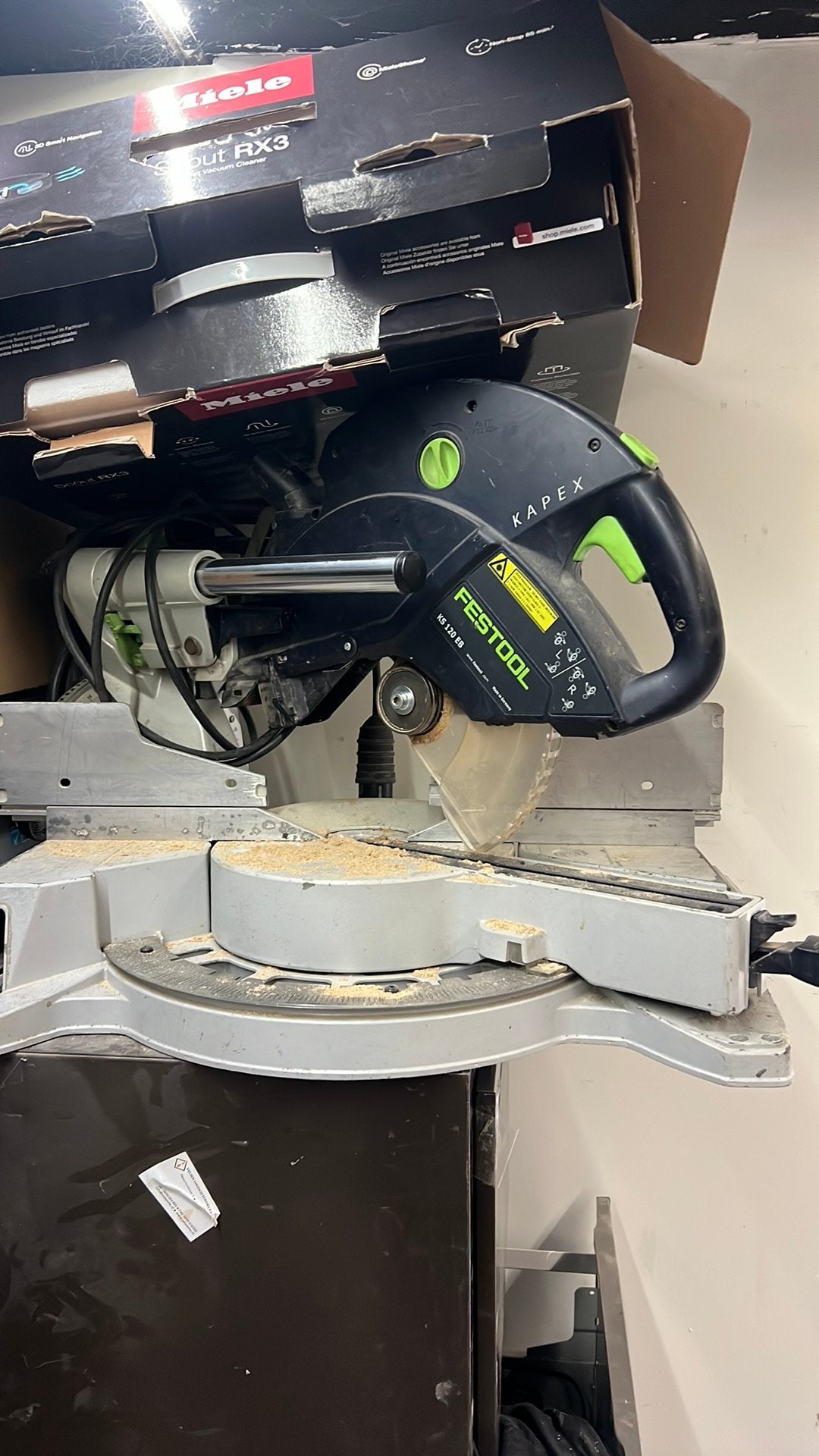 Festool kapex ks 120 defect, Doe-het-zelf en Verbouw, Gereedschap | Zaagmachines, 70 mm of meer, Ophalen of Verzenden, Zo goed als nieuw