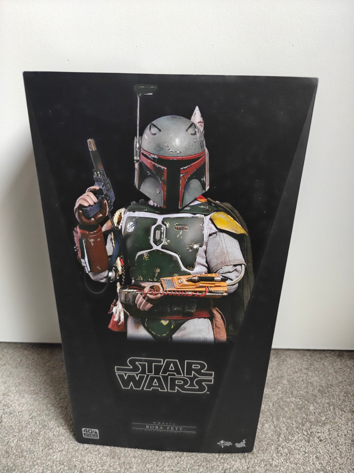 Star Wars Hot Toys Boba Fett Empire Strikes Back 40th, Verzamelen, Star Wars, Ophalen of Verzenden, Zo goed als nieuw, Actiefiguurtje