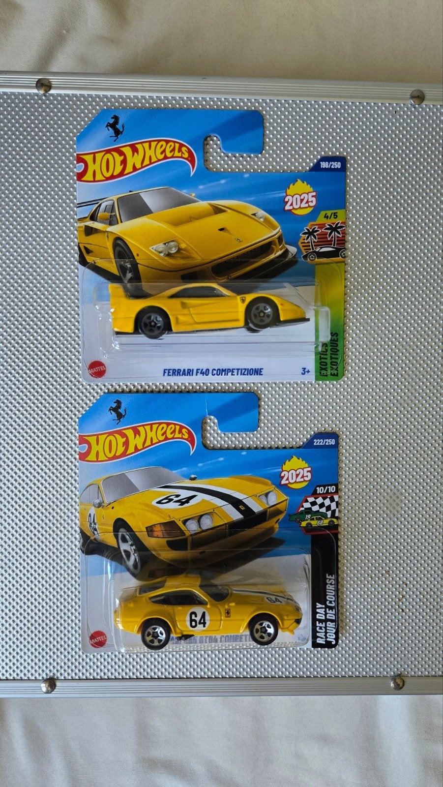 Hot Wheels Ferrari F40 Competizione & 365 GTB4 Competizione, Ophalen of Verzenden, Nieuw