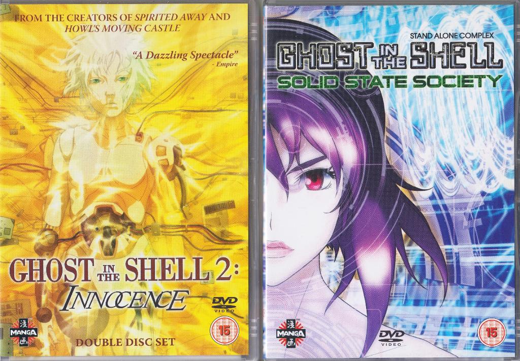 Ghost In The Shell 2 Innocence + Solid State Society 2x 2DVD, Tekenfilm, Verzenden, Zo goed als nieuw, Alle leeftijden
