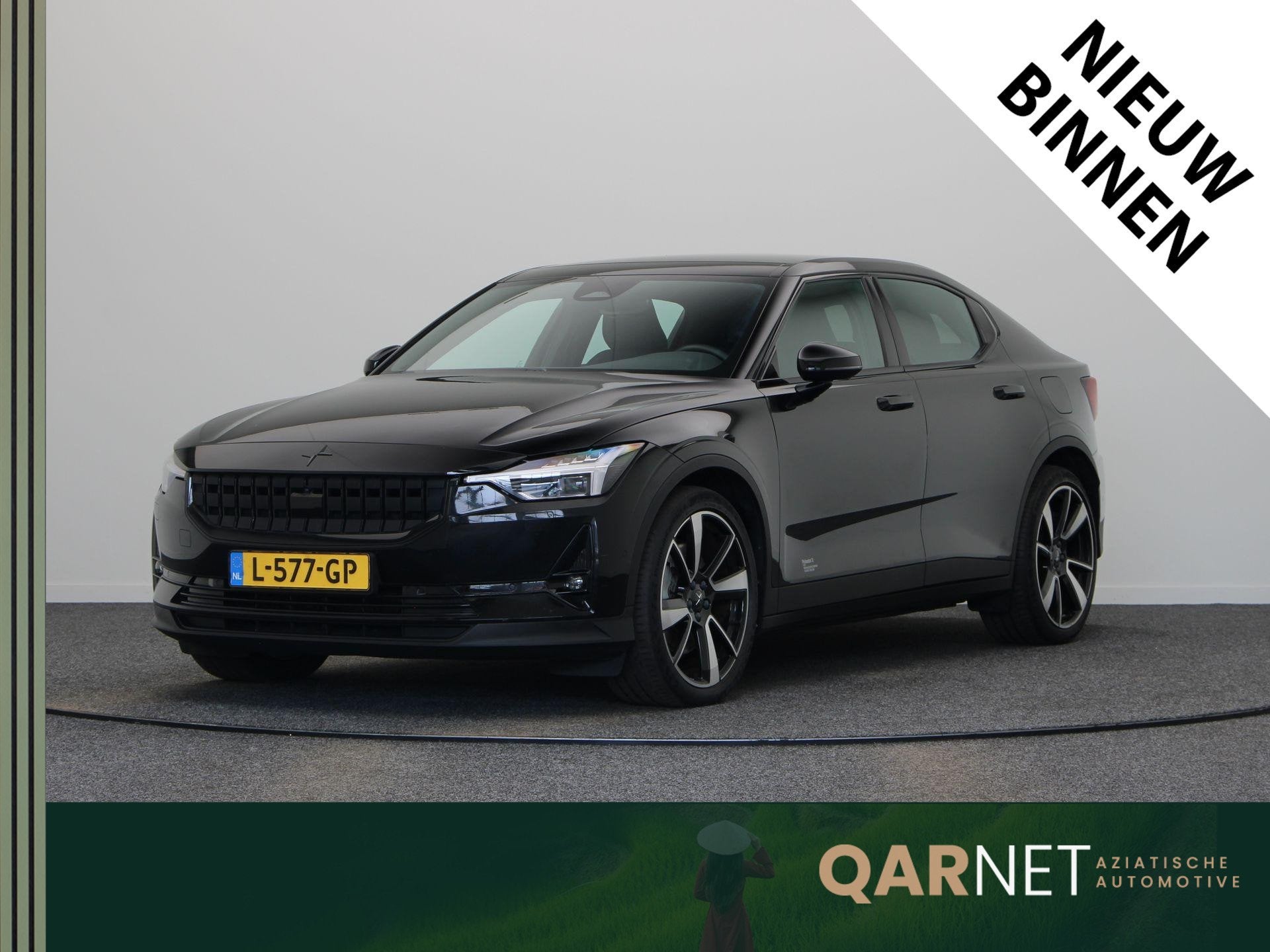 Polestar 2 Long Range Dual Motor Launch Edition 78kWh | SOH, Auto's, Polestar 2, Stof, Gebruikt, Zwart