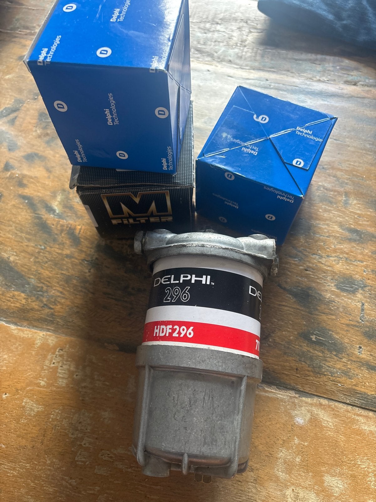 Delphi CAV 296 Brandstoffilter met Aluminium Kom, Ophalen of Verzenden, Gebruikt