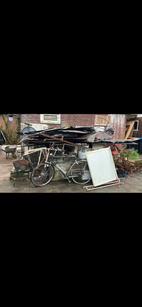Gezocht oud ijzer en metalen, Doe-het-zelf en Verbouw, Metalen, Ophalen of Verzenden
