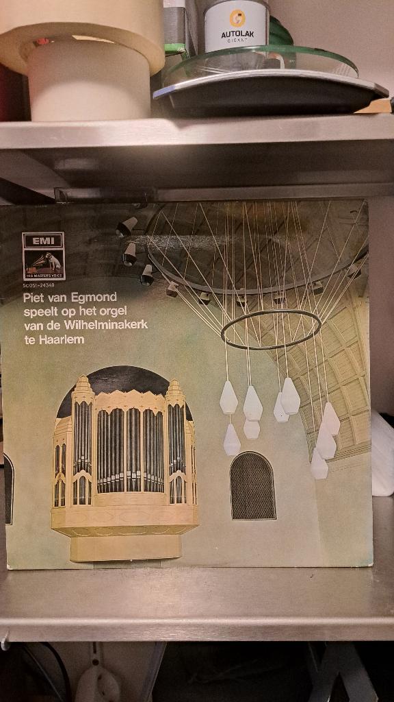 lp Piet van Egmond-orgel Wilhelminakerk Haarlem (Z267-176), Cd's en Dvd's, Ophalen of Verzenden, Zo goed als nieuw, 12 inch