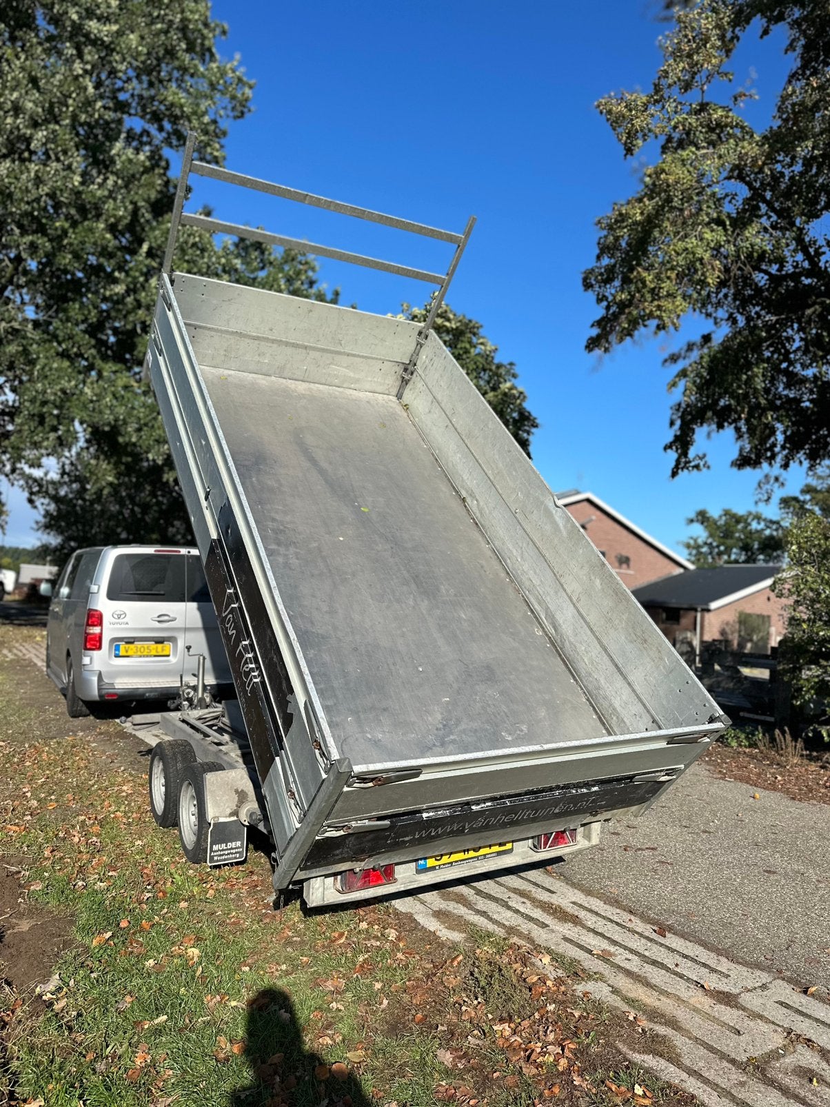 elektrische tandemasser kipper !!! 3500 kg !!!, Ophalen of Verzenden, Gebruikt