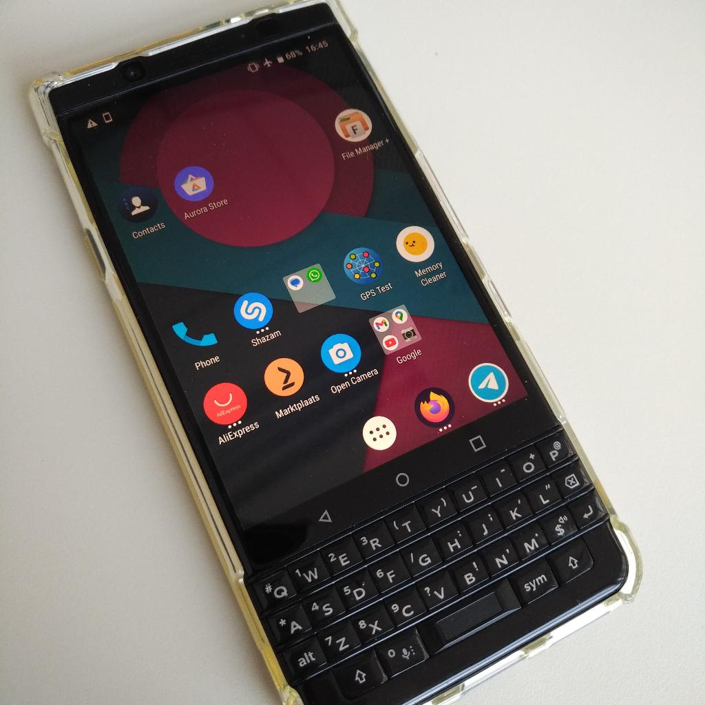Blackberry Keyone 64GB (android 8), Telecommunicatie, Mobiele telefoons | Blackberry, Zwart, Touchscreen, Ophalen of Verzenden