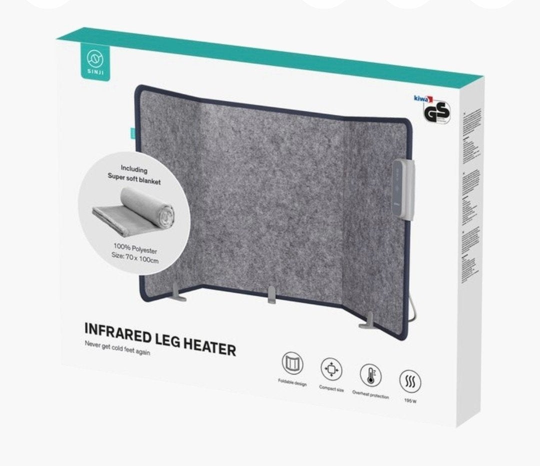 Sinji Infrarood Voetenverwarmer - Elektrische Kachel 195W, Doe-het-zelf en Verbouw, 30 tot 80 cm, Ophalen of Verzenden, 60 tot 150 cm