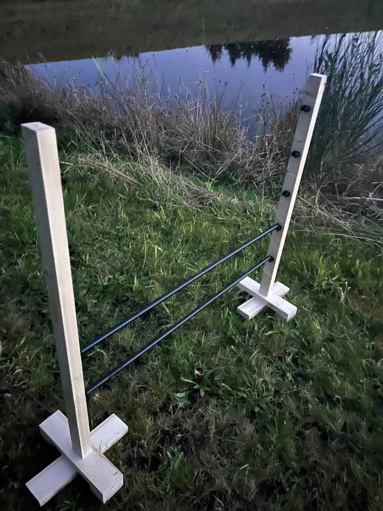 Super sterke hobbyhorse hindernis van 90cm met 2 balken, Ophalen of Verzenden, Zo goed als nieuw