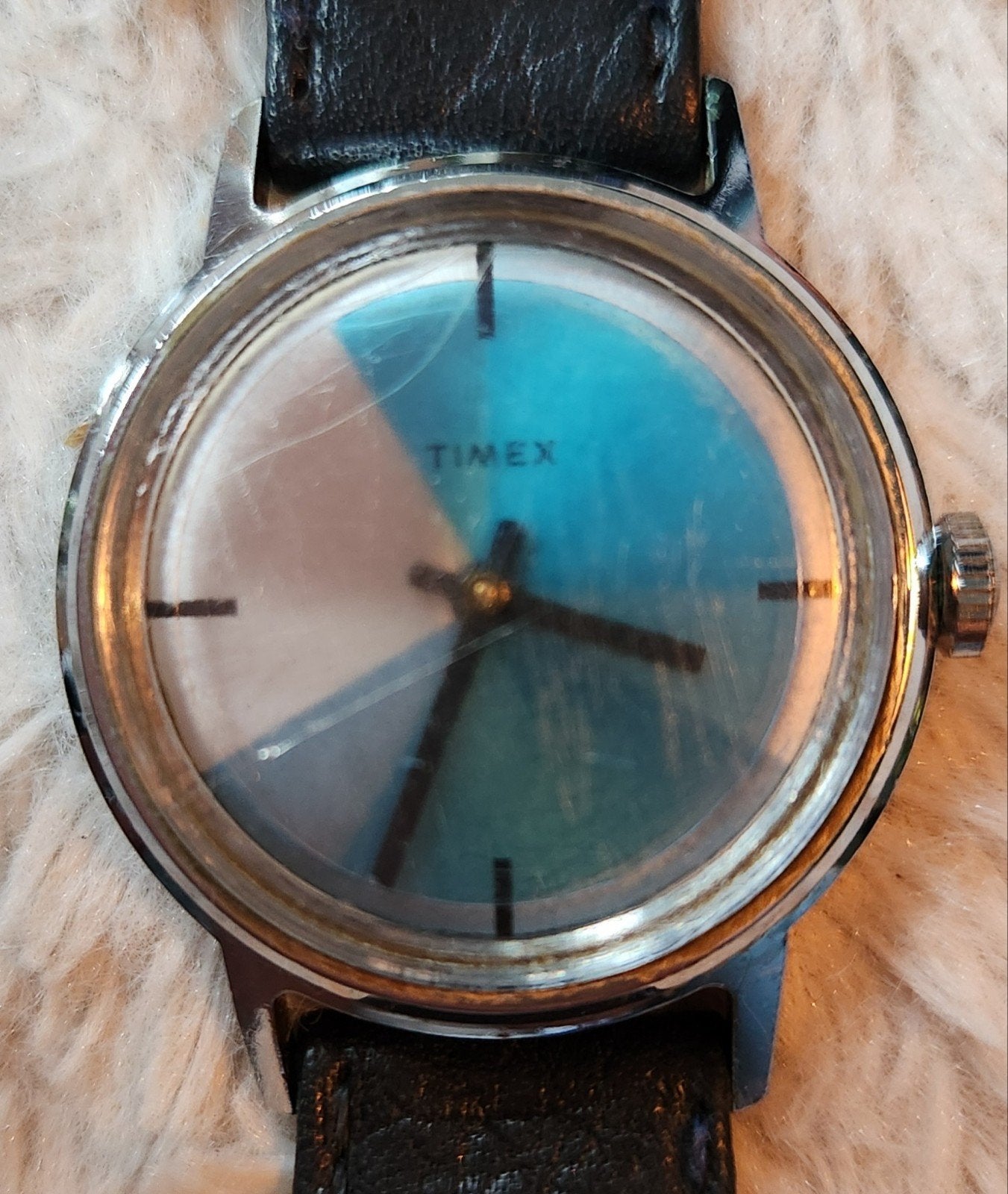 Horloge, Sieraden, Tassen en Uiterlijk, Ophalen of Verzenden, Staal, Overige merken, 1960 of later