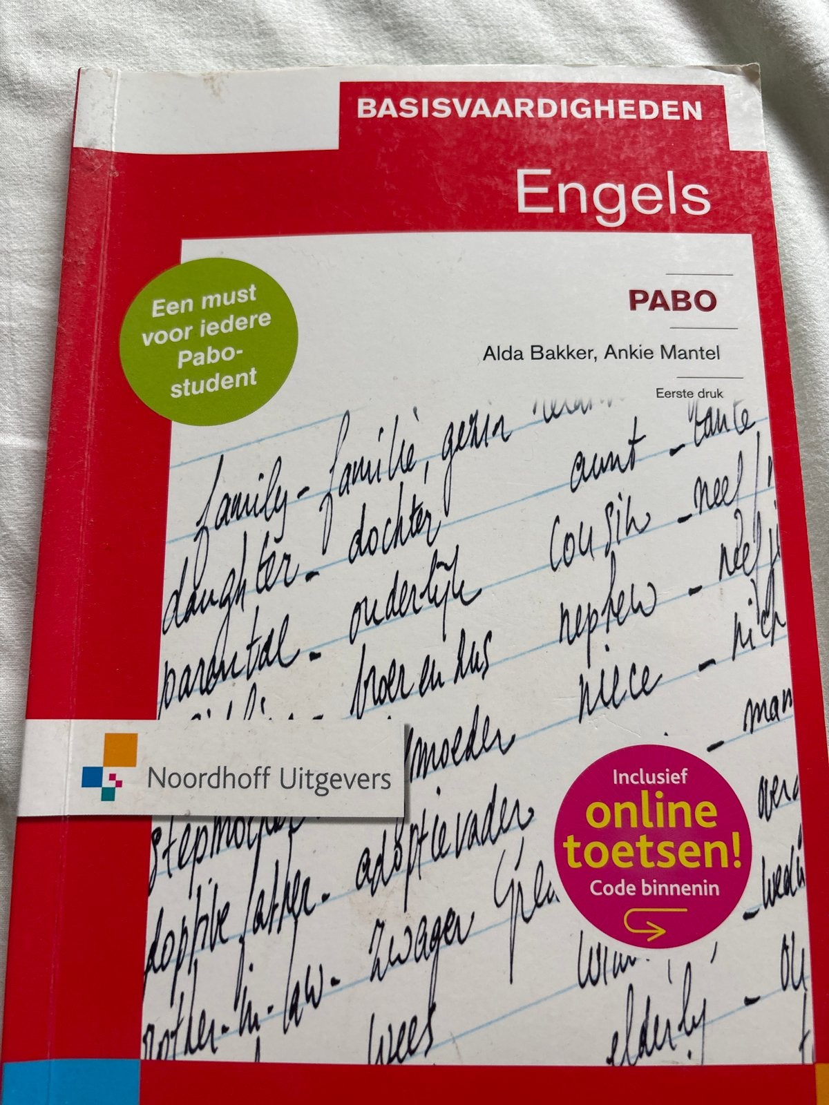 Basisvaardigheden Engels PABO - Alda Bakker, Ankie Mantel, Ophalen of Verzenden, Zo goed als nieuw, Non-fictie