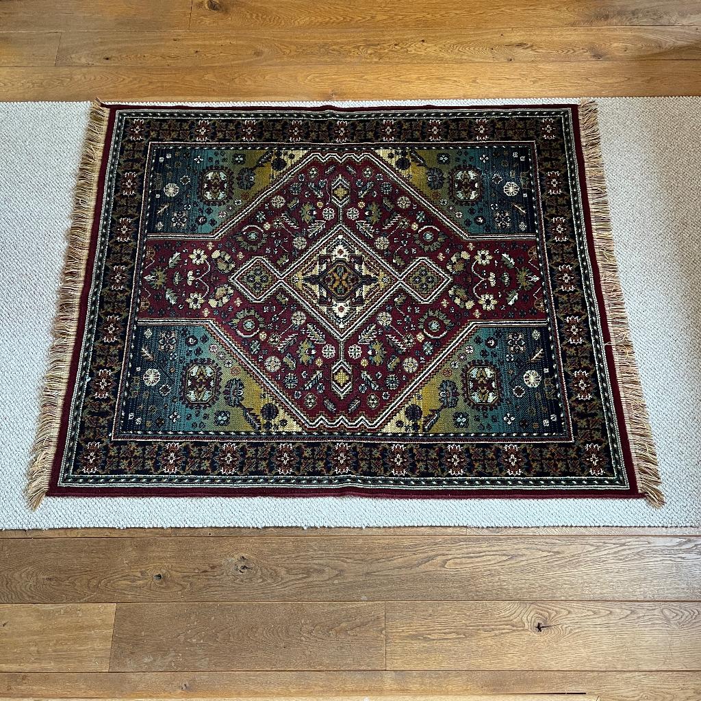 Kleed 170x135, Gebruikt, 100 tot 150 cm, Blauw, Ophalen of Verzenden